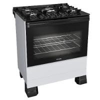 Fogão Mueller 5 Bocas Branco Bivolt Mesa De Vidro e Tripla Chama MFV5BF - 2