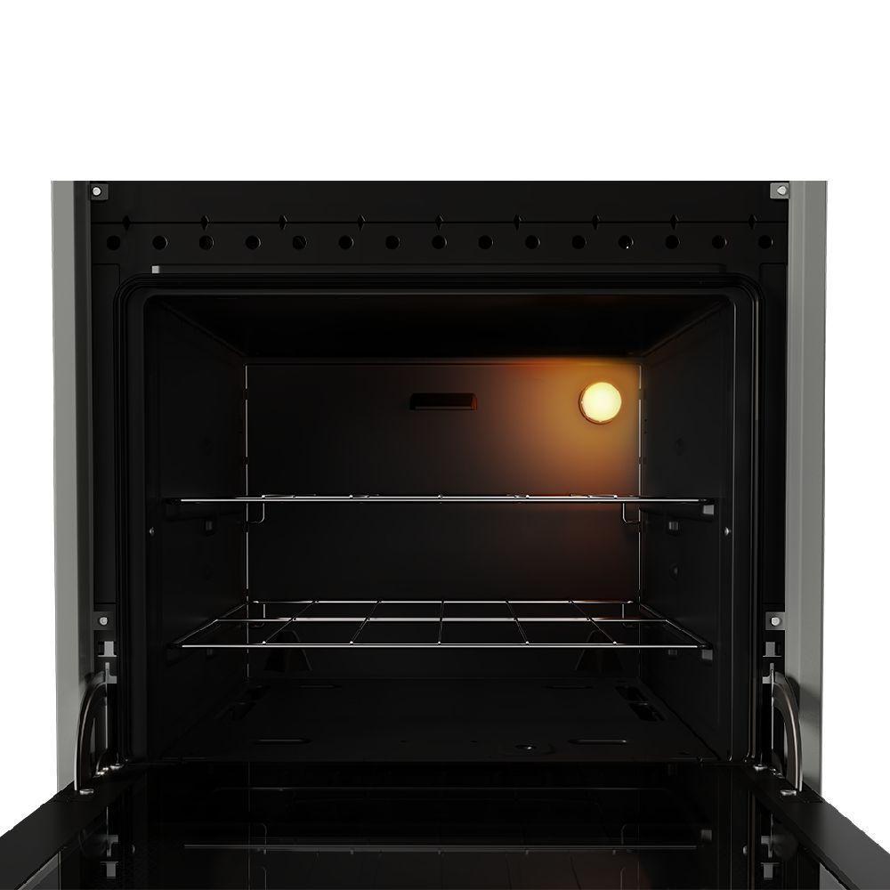 Fogão Mueller 4 Bocas Titanio Bivolt Mesa De Vidro Grades Ferro Fundindo MFV4BF - 7