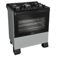 Fogão Mueller 5 Bocas Titanio Bivolt Mesa De Vidro e Tripla Chama MFV5BF - 2