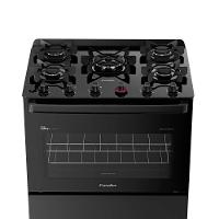 Fogão Esmaltec Ideal Master Glass 5 Bocas Preto Bivolt 0104003073 - 5