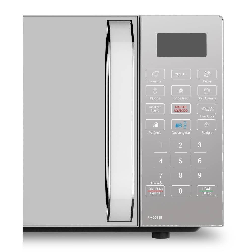 MICRO-ONDAS PHILCO ESPELHADO 20L 127V (PMO23E) - 4