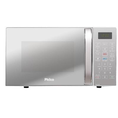 Micro-ondas de Bancada Philco PMO23E 20L 1100W com Funções FIT Tira Odor ECO Espelhado 110V