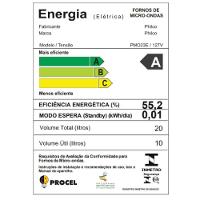 MICRO-ONDAS PHILCO ESPELHADO 20L 127V (PMO23E) - 8