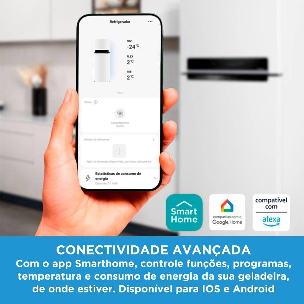 Refrigerador Midea Frost Free Duplex 491L Inverter Branco Bivolt MD-RT650EVK013 - 5
