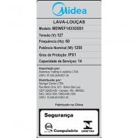 Lava Louça Midea Smart Home Inox 127V 14 serviços (MDWEF1433GSS1) - 6