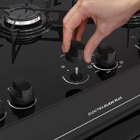 Fogão Itatiaia Electra Glass Plus Piso 5 Bocas Preto Mesa de Vidro - Bivolt (3700000486) - 6