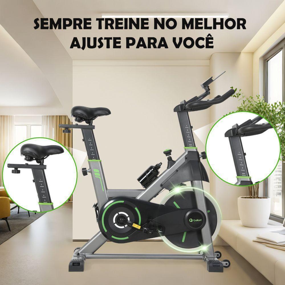 Bicicleta Ergométrica Spinning Gallant Power Pro Mecânica Ate 120kg Roda De Inercia 20kg (GSB20HBTA-PT) - 10