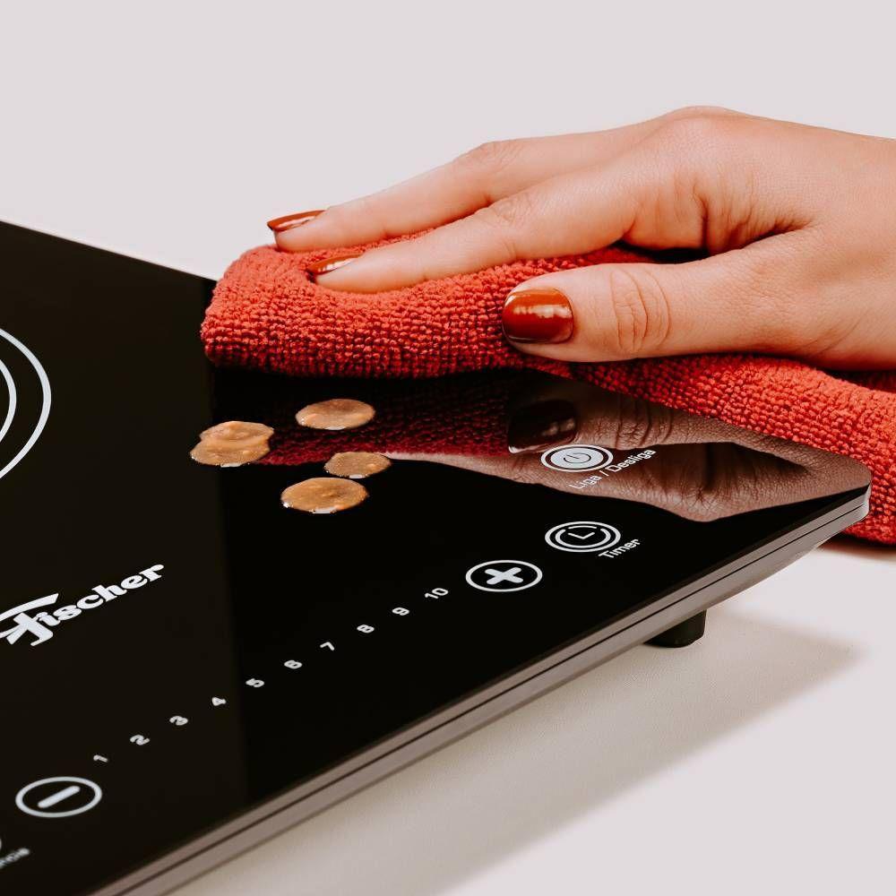 Cooktop Fischer 1 Boca Indução Mesa em Vitrocerâmica Preto 220V (26884-59097) - 5