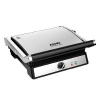 Super Grill e Sanduicheira Arno GGRA Inox com Abertura de 180º 1200W 127V - 1