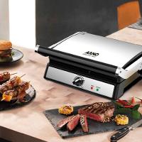 Super Grill e Sanduicheira Arno GGRA Inox com Abertura de 180º 1200W 127V - 3