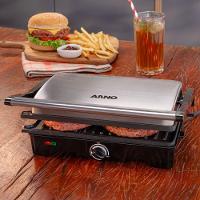 Grill Arno Dual Inox com Abertura de 180º Gnox 1100W 127V - 8
