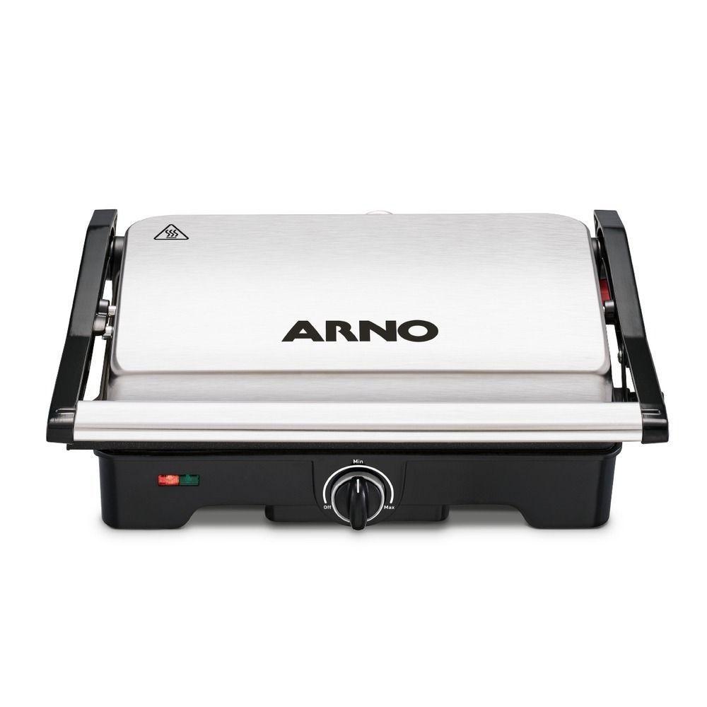 Grill Arno Dual Inox com Abertura de 180º Gnox 1100W 220V - 1