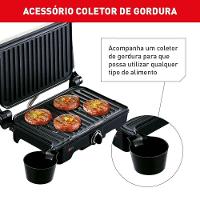 Grill Arno Dual Inox com Abertura de 180º Gnox 1100W 220V - 5