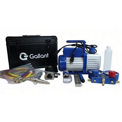 Kit Instalador Iniciante Bomba De Vacuo Alargador Cortador Tubo, Rebarbador, Manifold, Expansor Tubo, Mangueira De Carga