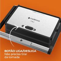 Grill Elétrico Cadence Click Inox 1200W 127V GRL200 - 6