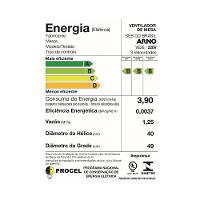 Ventilador Arno Mesa Essential 40 cm 6 Pás 220V VE2E (2720018601) - 10