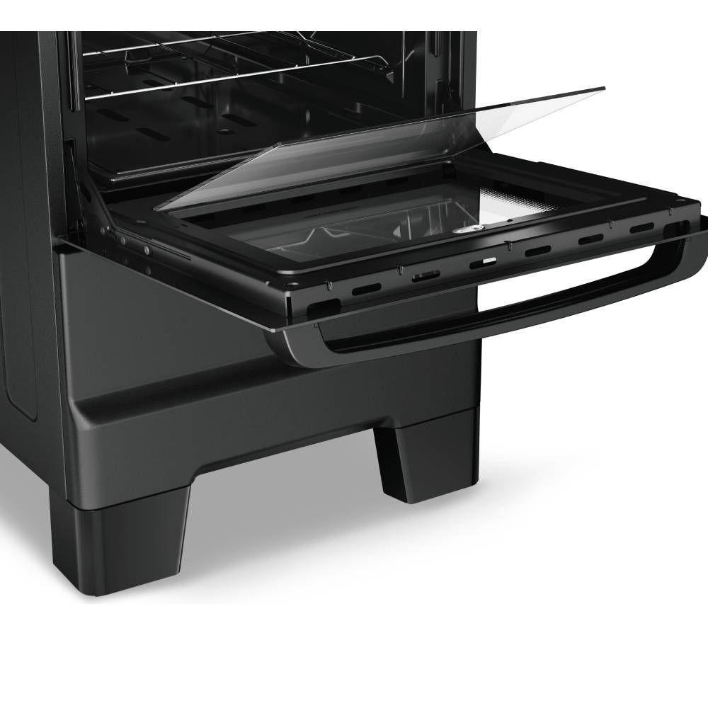 Fogão Esmaltec Ideal Super 4 Bocas Preto Bivolt 0104002934 - 5