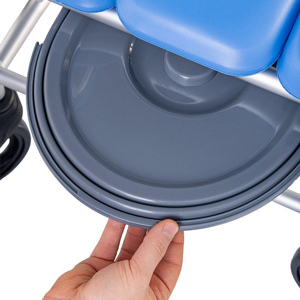 Cadeira De Banho Alumínio Dellamed Desmontável Até 120Kg D65 - 7