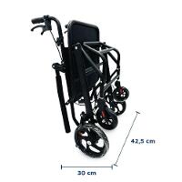 Cadeira de Transporte Dellamed em Aço Dobrável até 100kg D90