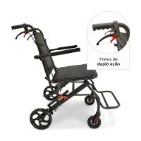 Cadeira de Transporte Dellamed em Aço Dobrável até 100kg D90 - 5