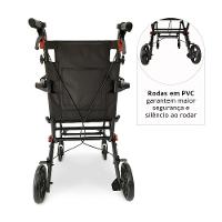 Cadeira de Transporte Dellamed em Aço Dobrável até 100kg D90 - 7