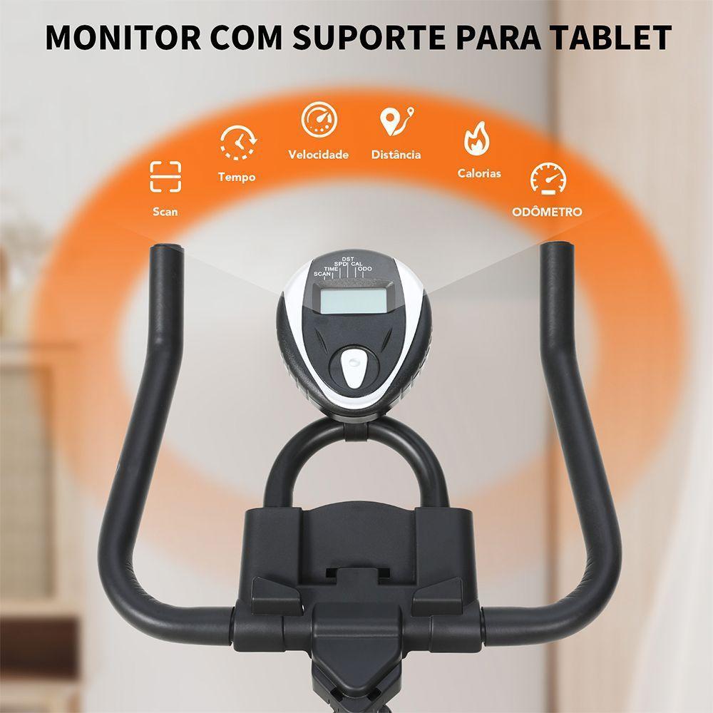 Bicicleta Ergométrica Spinning Gallant Power X Mecânica Ate 120kg Roda De Inercia 6kg (GSB06HBTB-PT) - 4