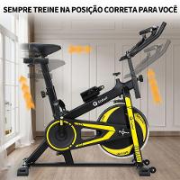 Bicicleta Ergométrica Spinning Gallant Power X Mecânica Ate 120kg Roda De Inercia 6kg (GSB06HBTB-PT) - 7