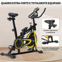 Bicicleta Ergométrica Spinning Gallant Power X Mecânica Ate 120kg Roda De Inercia 6kg (GSB06HBTB-PT) - 8