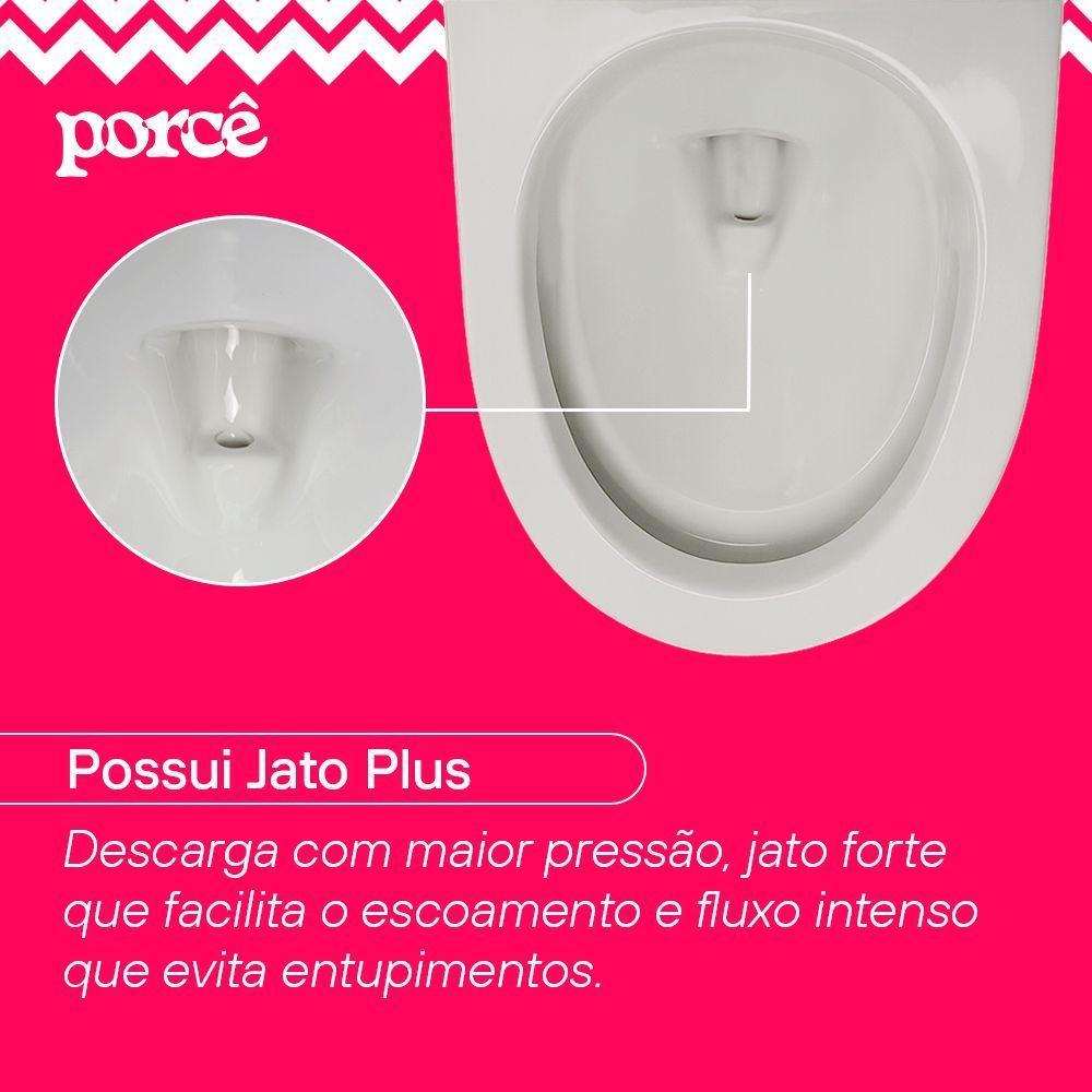 Vaso Sanitário Monobloco Porcê Maximus Privada Com Assento Branco (PVS50MBSFA-BR) - 6