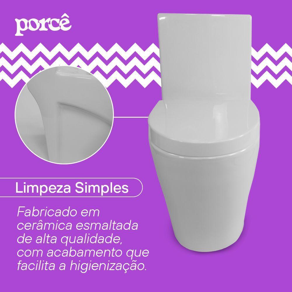 Vaso Sanitário Monobloco Porcê Maximus Privada Com Assento Branco (PVS50MBSFA-BR) - 8