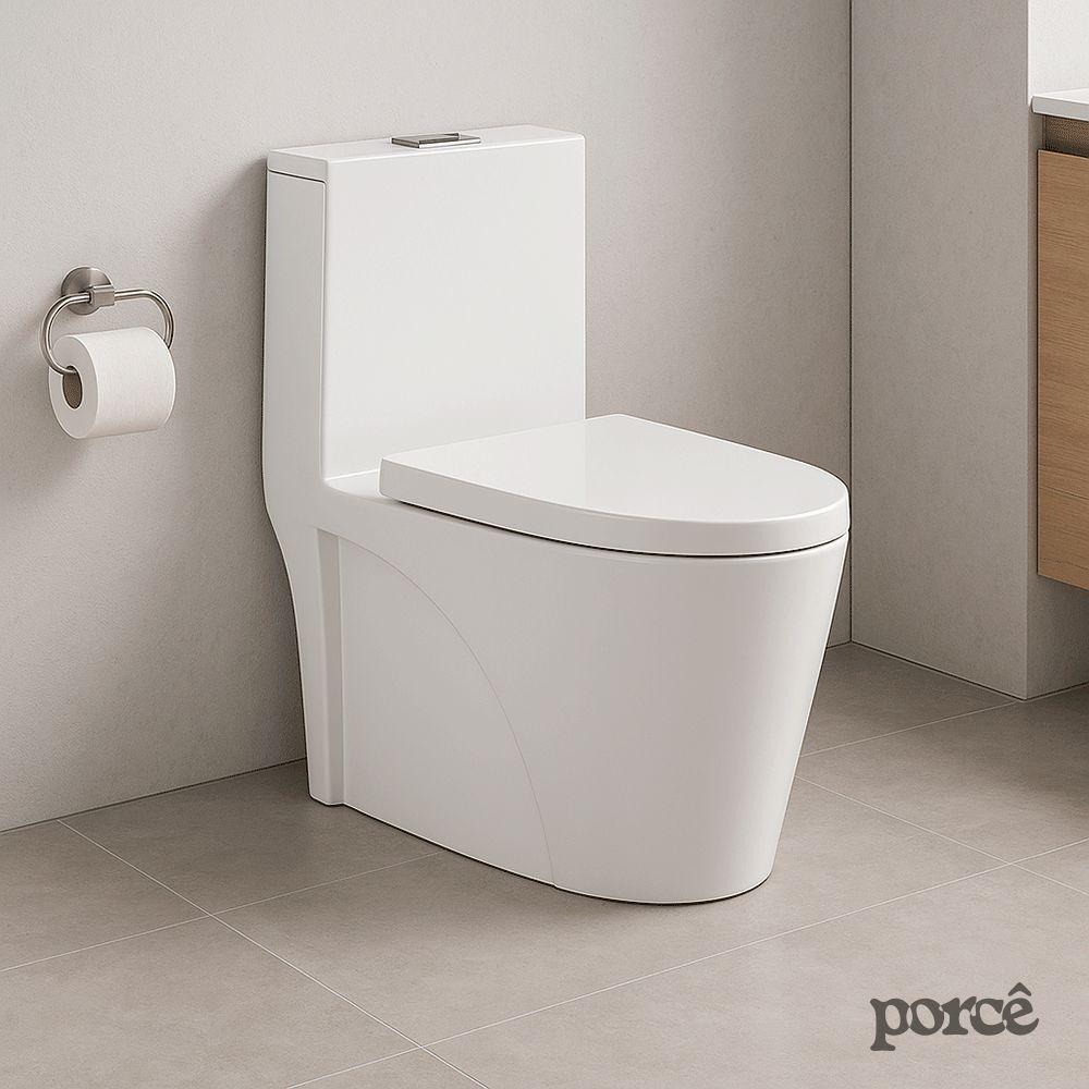 Vaso Sanitário Monobloco Porcê Maximus Privada Com Assento Branco (PVS50MBSFA-BR) - 9