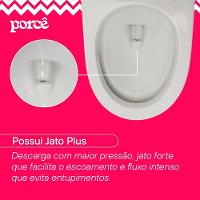 Vaso Sanitário Monobloco Porcê Imperius Privada Com Assento Branco (PVS39MBSFA-BR) - 7