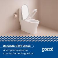 Vaso Sanitário Monobloco Porcê Abstratus Privada Com Assento Branco (PVS42MBSFA-BR) - 3