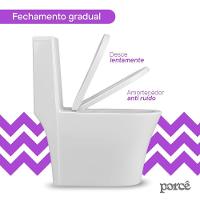 Vaso Sanitário Monobloco Porcê Abstratus Privada Com Assento Branco (PVS42MBSFA-BR) - 6