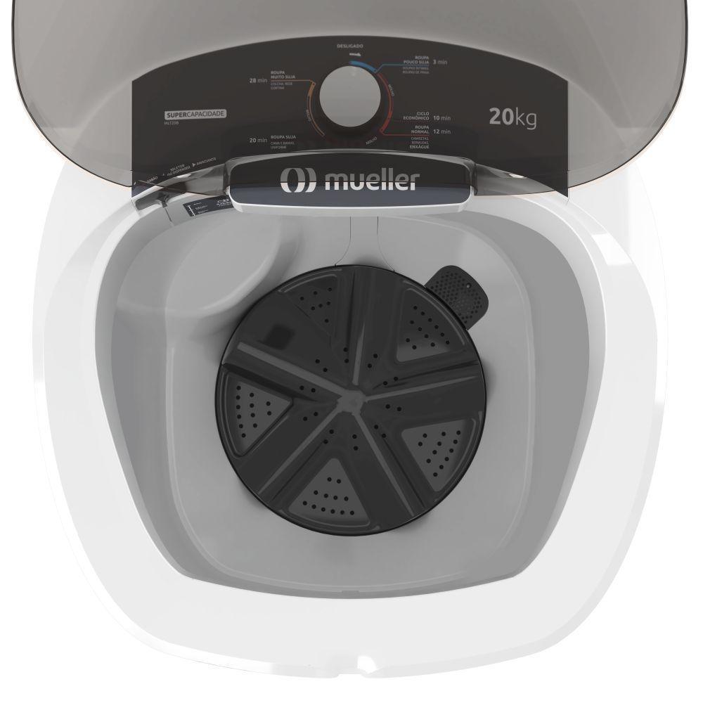Lavadora de Roupas Semi-automática Mueller 20 kg 220v Branca (MLT20B) - 2