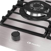Cooktop Mueller 5 Bocas Alumínio Tripla Chama Com Grade Dupla Bivolt MCG5BL - 3