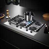 Cooktop Mueller 5 Bocas Alumínio Tripla Chama Com Grade Dupla Bivolt MCG5BL - 5