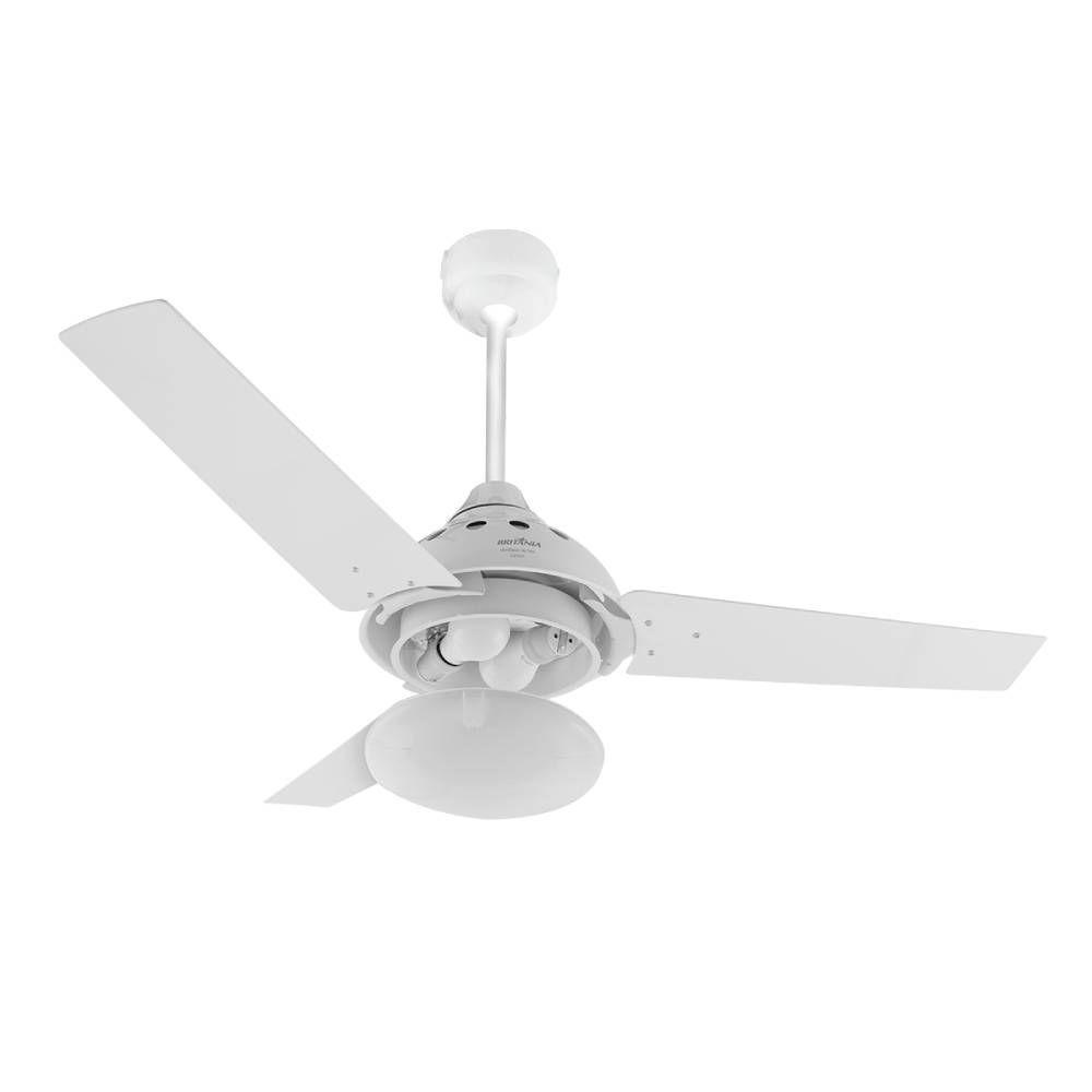 Ventilador Britânia Teto Cancun Branco 3 Pás 220V BVT01B - 4