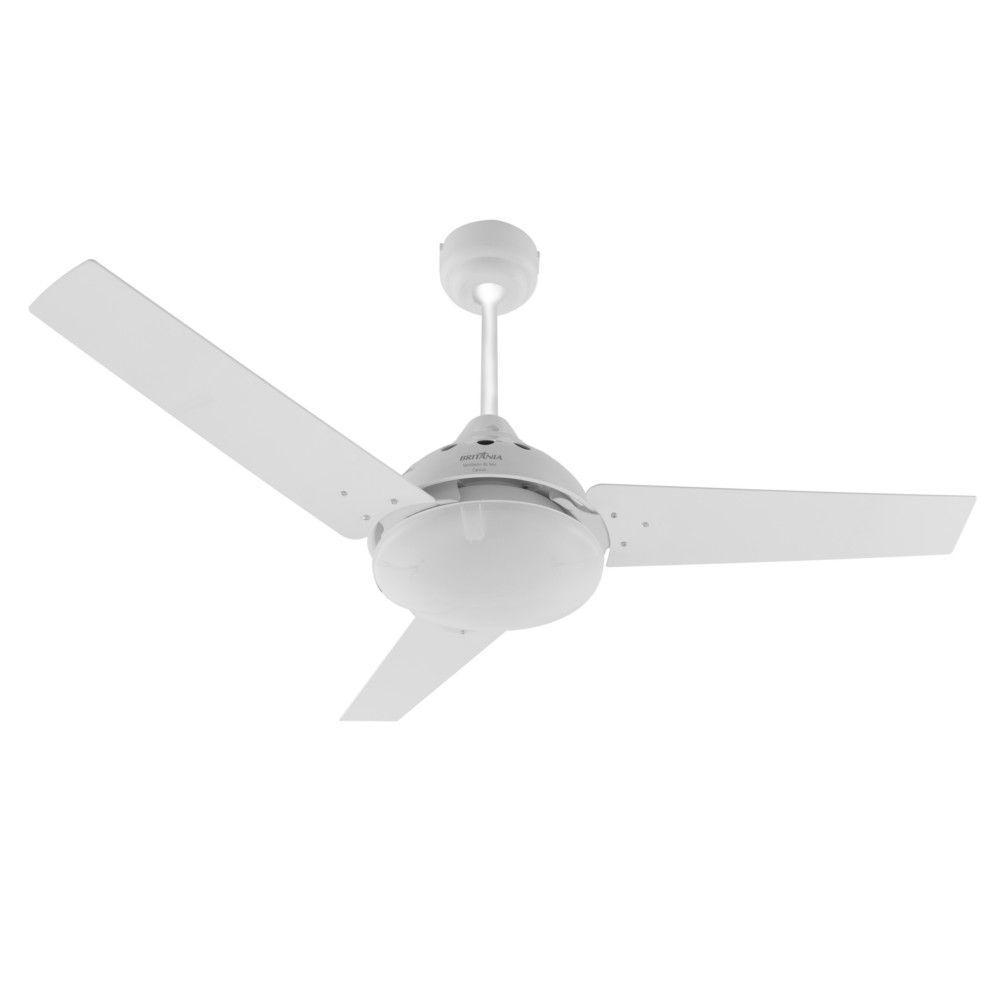Ventilador de Teto 3 Velocidades Britânia Cancun Branco 127V - 5