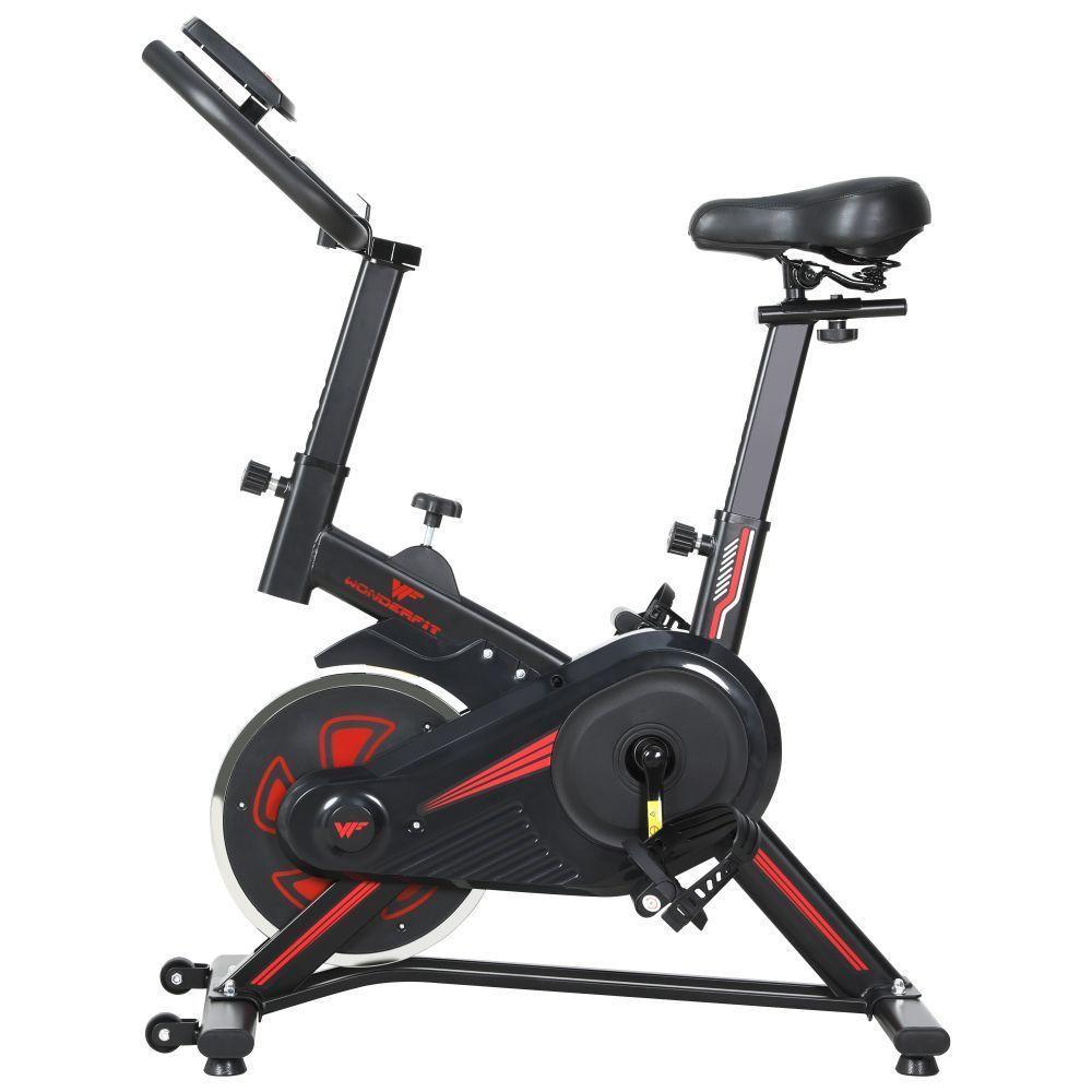 Bicicleta Spinning Mecânica Wonderfit Go Vermelha Roda de Inercia 4kg (WSB04HBTA-VM) - 1