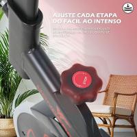Bicicleta Spinning Mecânica Wonderfit Go Vermelha Roda de Inercia 4kg (WSB04HBTA-VM) - 3
