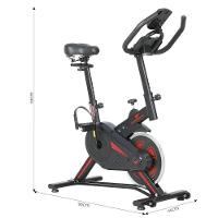 Bicicleta Spinning Mecânica Wonderfit Go Vermelha Roda de Inercia 4kg (WSB04HBTA-VM) - 6