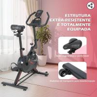 Bicicleta Spinning Mecânica Wonderfit Go Vermelha Roda de Inercia 4kg (WSB04HBTA-VM) - 7