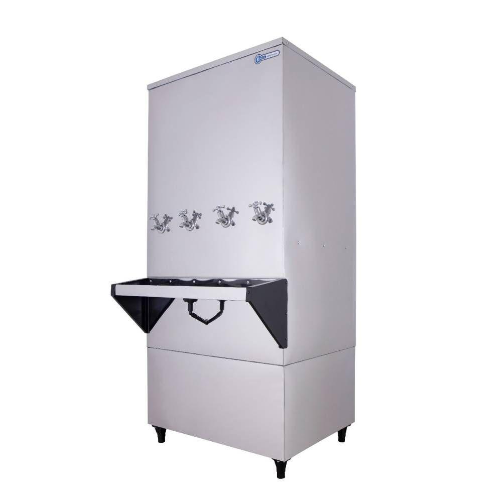 Bebedouro Industrial Coluna Knox 200L 3 Torneiras Geladas 1 Torneira Natural Inox 127V (KX20-C NG 4T) - 3