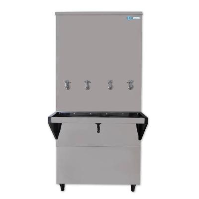 Bebedouro Industrial Coluna Knox 200L 3 Torneiras Geladas 1 Torneira Natural Inox 220V (KX20-D NG 4T)