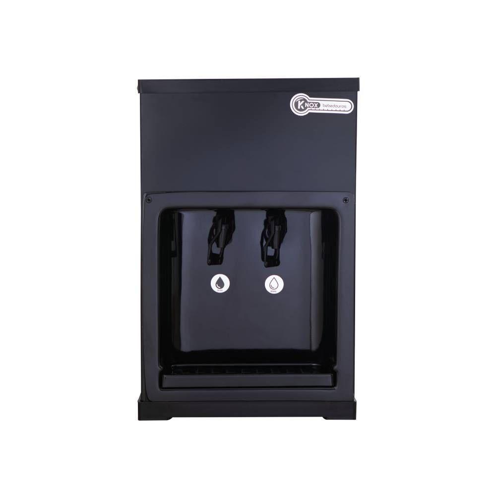 Bebedouro Industrial de Mesa Knox 10L 1 Torneira Gelada 1 Torneira Natural Black 127V (KX01-C NG 2T BK) - 1