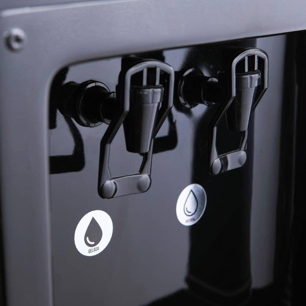 Bebedouro Industrial de Mesa Knox 10L 1 Torneira Gelada 1 Torneira Natural Black 127V (KX01-C NG 2T BK) - 4
