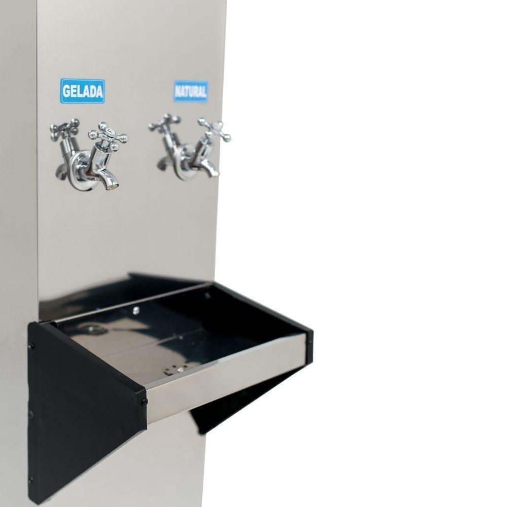 Bebedouro Industrial Coluna Knox 25L 1 Torneira Gelada 1 Torneira Natural Inox 220V (KX02-D NG 2T) - 3