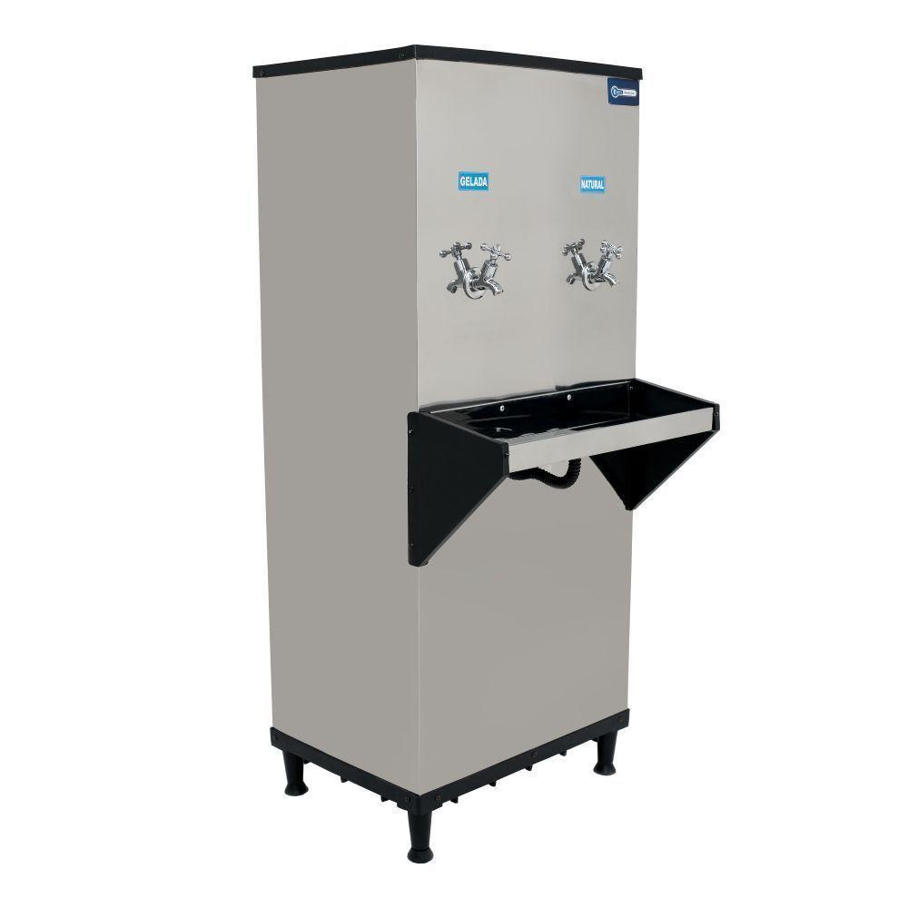 Bebedouro Industrial Coluna Knox 50L 1 Torneira Gelada 1 Torneira Natural Inox 220V (KX05-D NG 2T) - 4