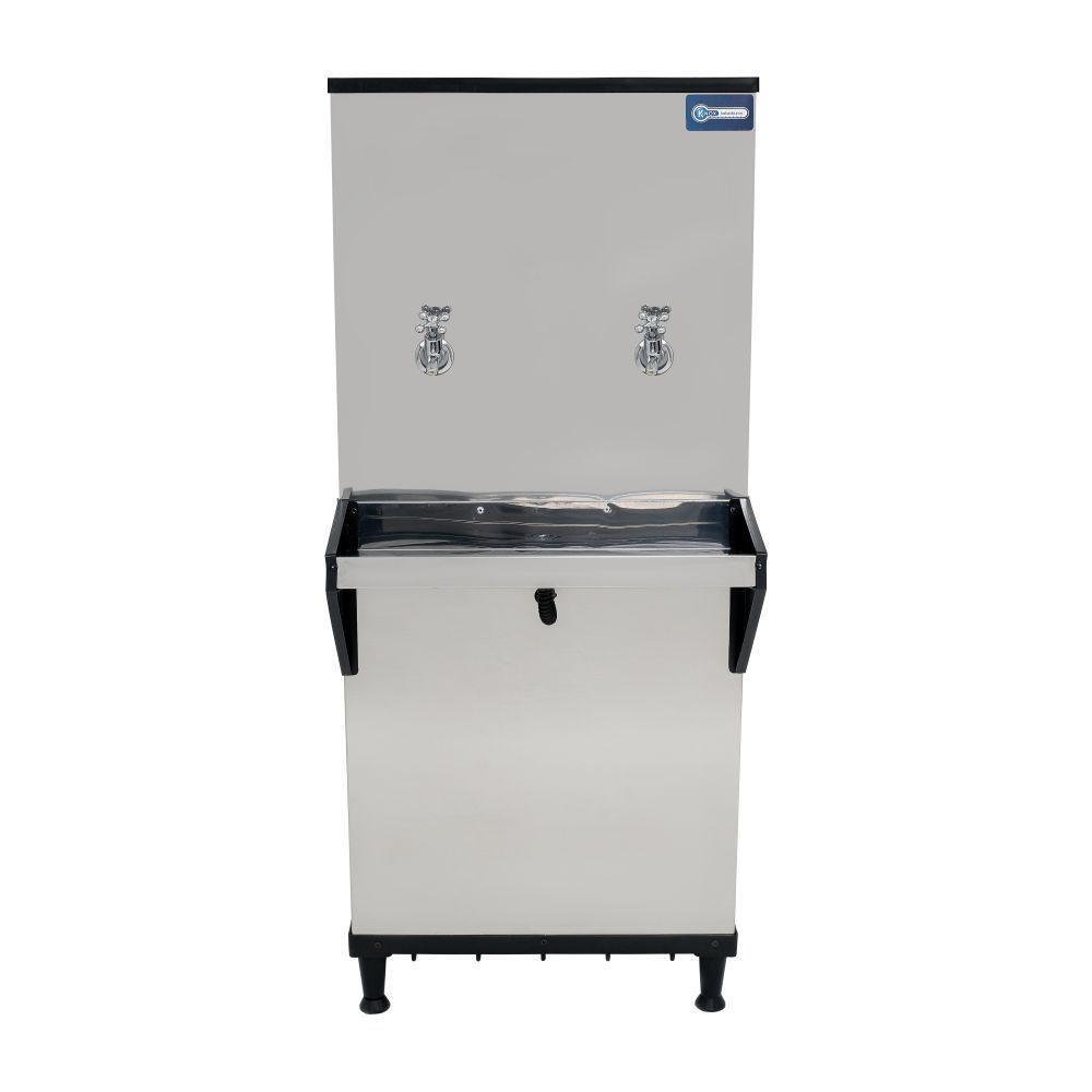 Bebedouro Industrial Coluna Knox 50L 2 Torneiras Geladas Inox 220V (KX05-D 2T) - 1